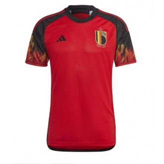 Herren Fußballbekleidung Belgien Heimtrikot WM 2022 Kurzarm